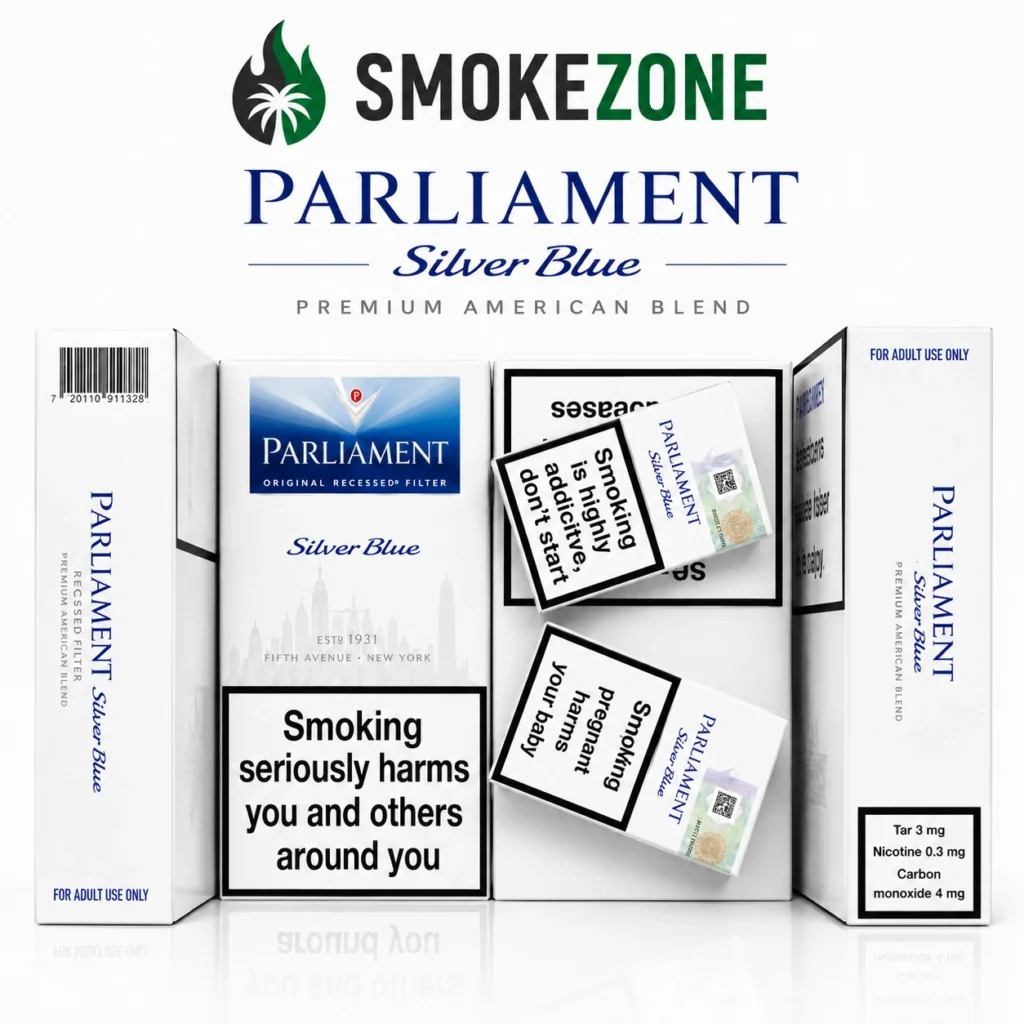 Smokezone Parliament Silver Blue
