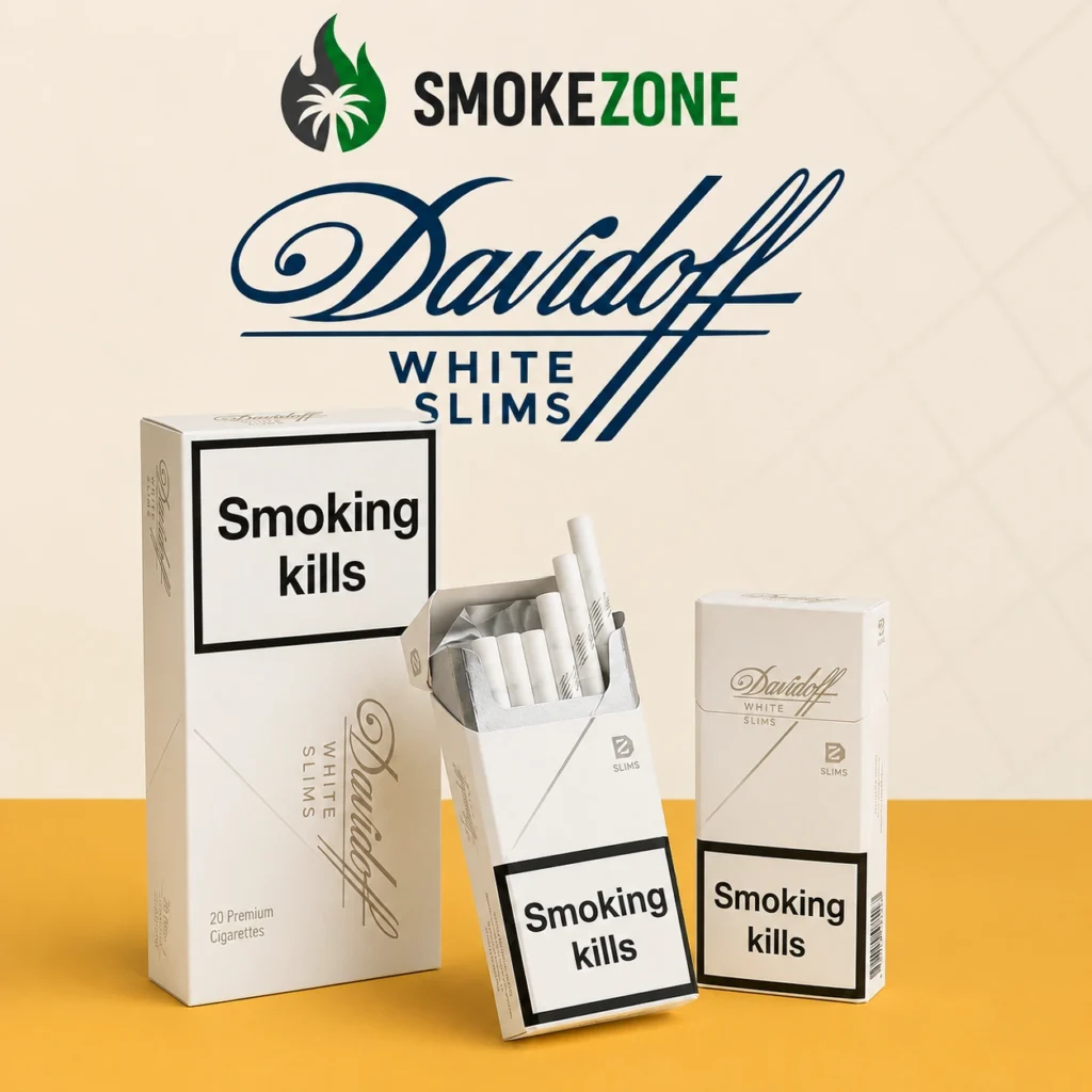 Davidoff White Slims Cigarettes Dubai & UAE | Original Slim Cigarettes