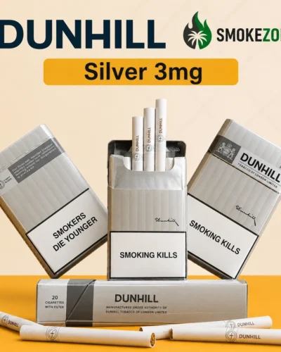 Dunhill 3mg Silver Cigarettes UAE | Original Fine Cut Silver
